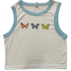 Baby‎ Tee Crop Butterfly Junior XL